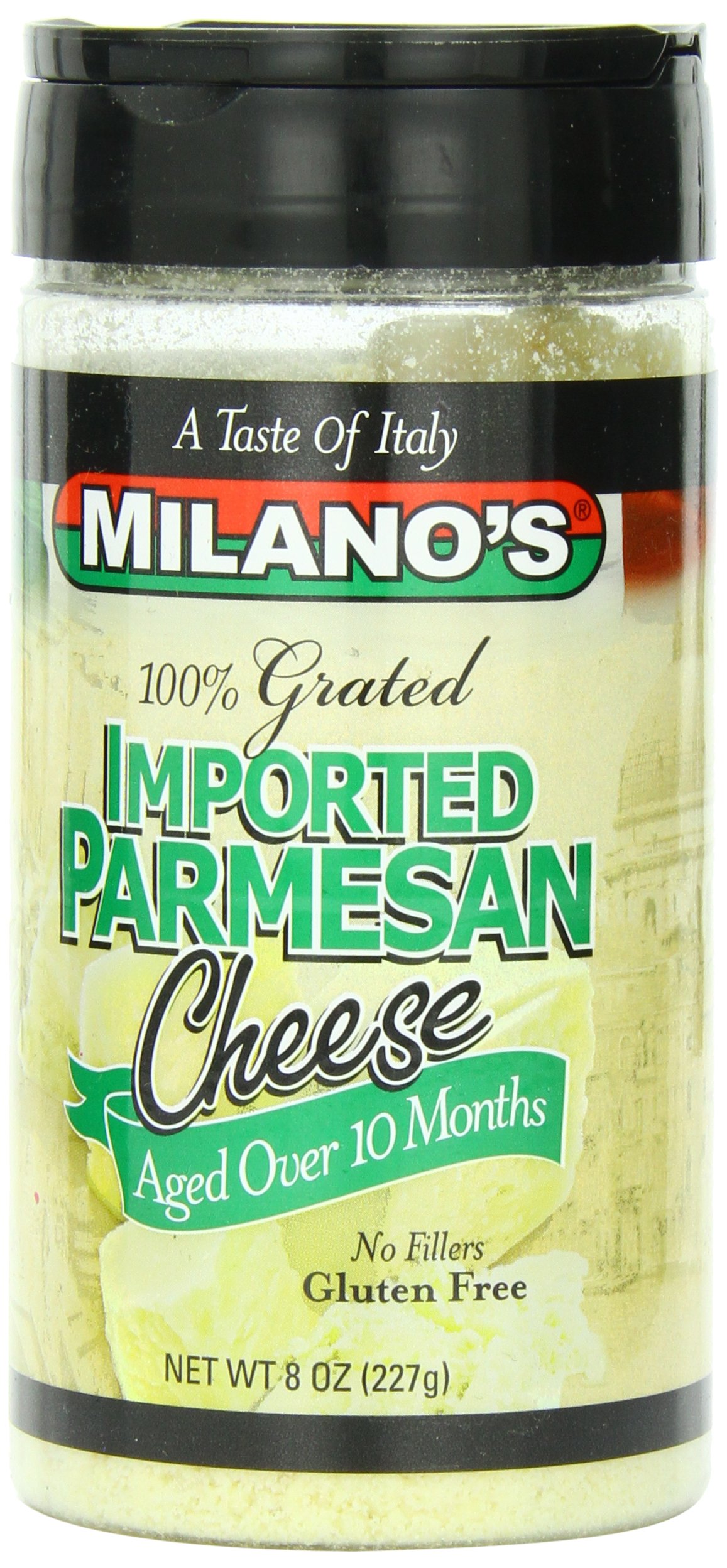 Milano's 100 Imported Romano Cheese Jar, 8 Ounce Grocery
