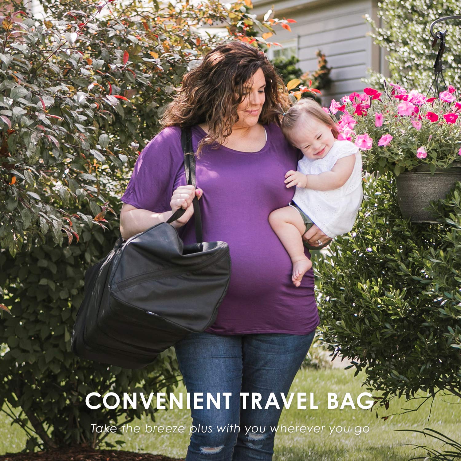 4moms breeze plus portable playard with removable bassinet and changing station