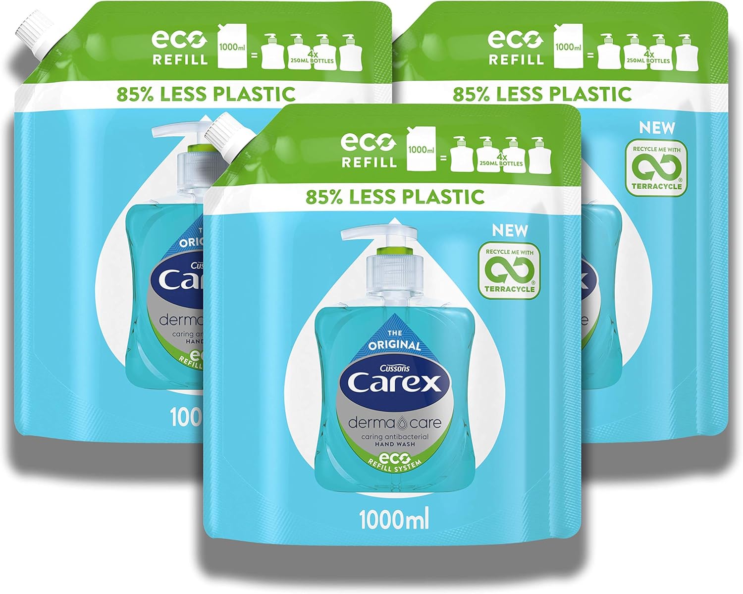 Carex Antibacterial Original Dermacare Hand Wash Liquid Soap Refill