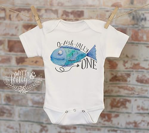 fish onesie baby