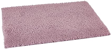 Amazon Brand - Solimo Premium Anti-Slip Microfibre Bathmat - 80cm x 50cm, Dusty Lilac