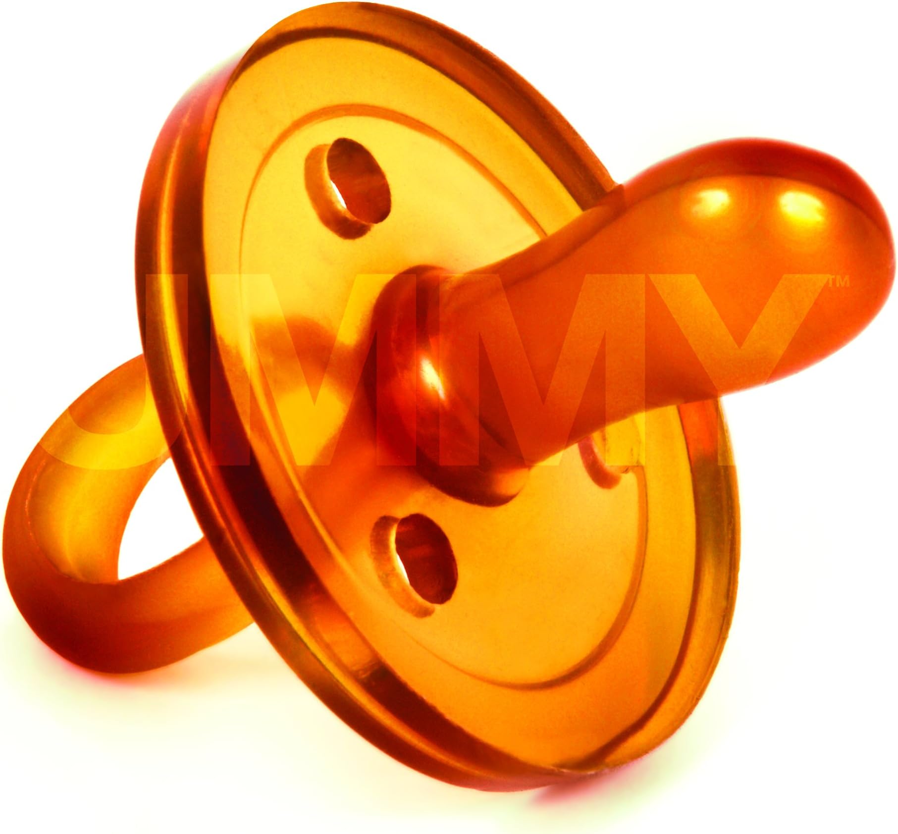 The UMMY: BPA-Free 100% Natural Rubber Pacifier with Elongated Nipple, 6 mos+