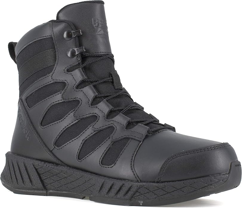 Botas Tácticas Ligeras Para Hombres – Con Cremallera Lateral, Suela Antideslizante, Ideales Para Trabajo, Senderismo Y Exterior