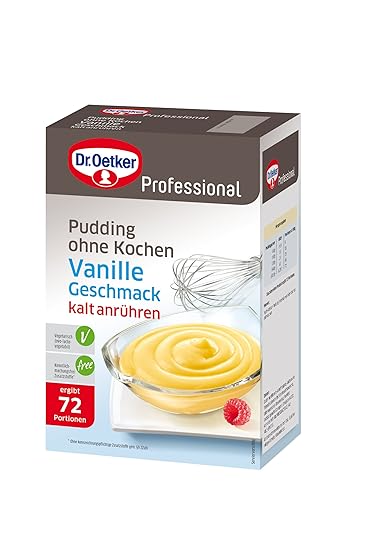 Dr. Oetker Professional Pudding ohne Kochen Vanille-Geschmack, ehemals Galetta, 1er Pack (1 x 1 kg)