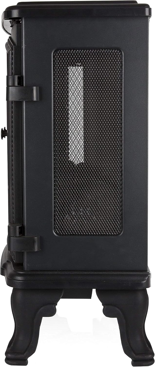 Warmlite Rochester Portable Electric Double Door Fireplace Heater with Realistic LED Flame Effect, Remote Control, 2000W - Image 4