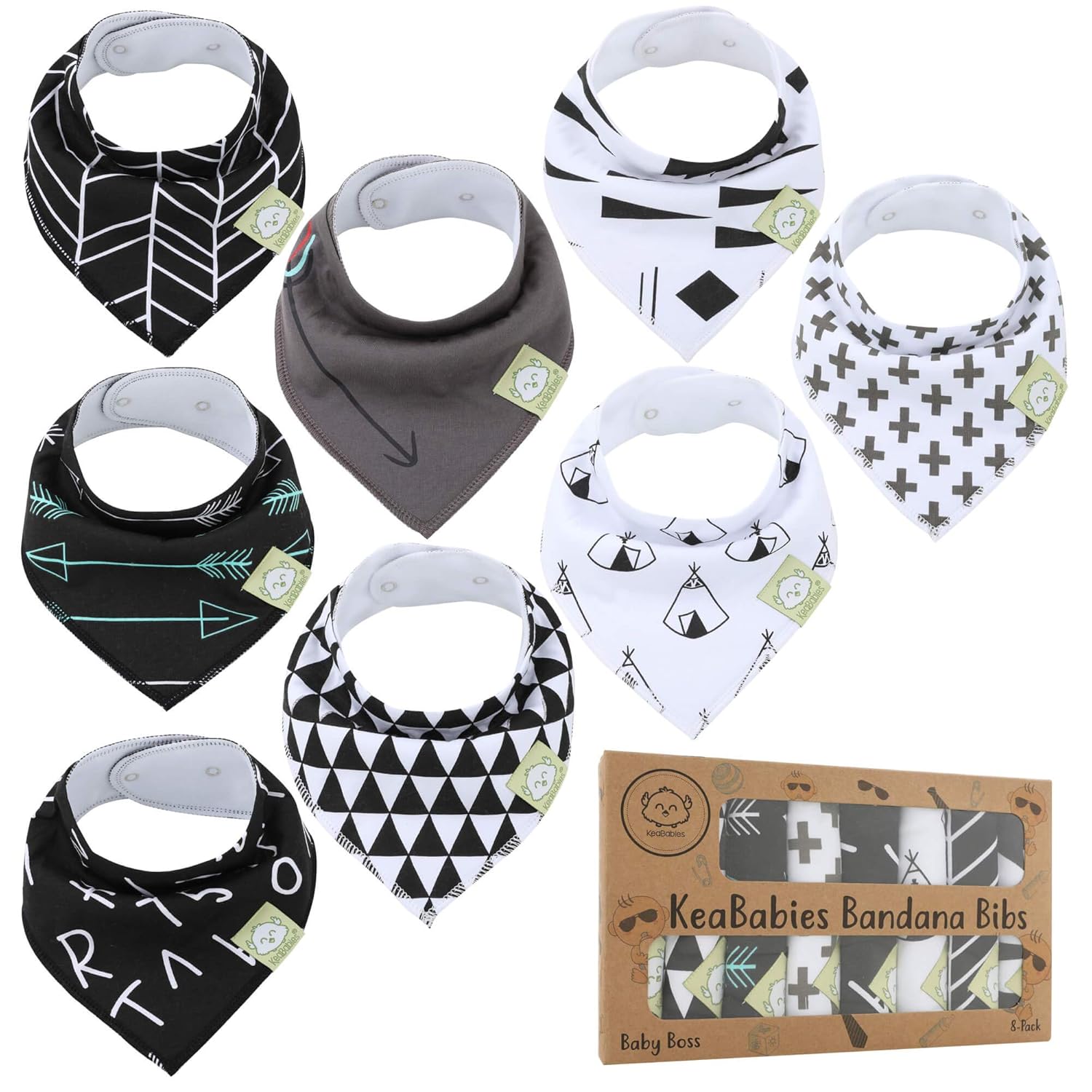 10 pack baby bibs