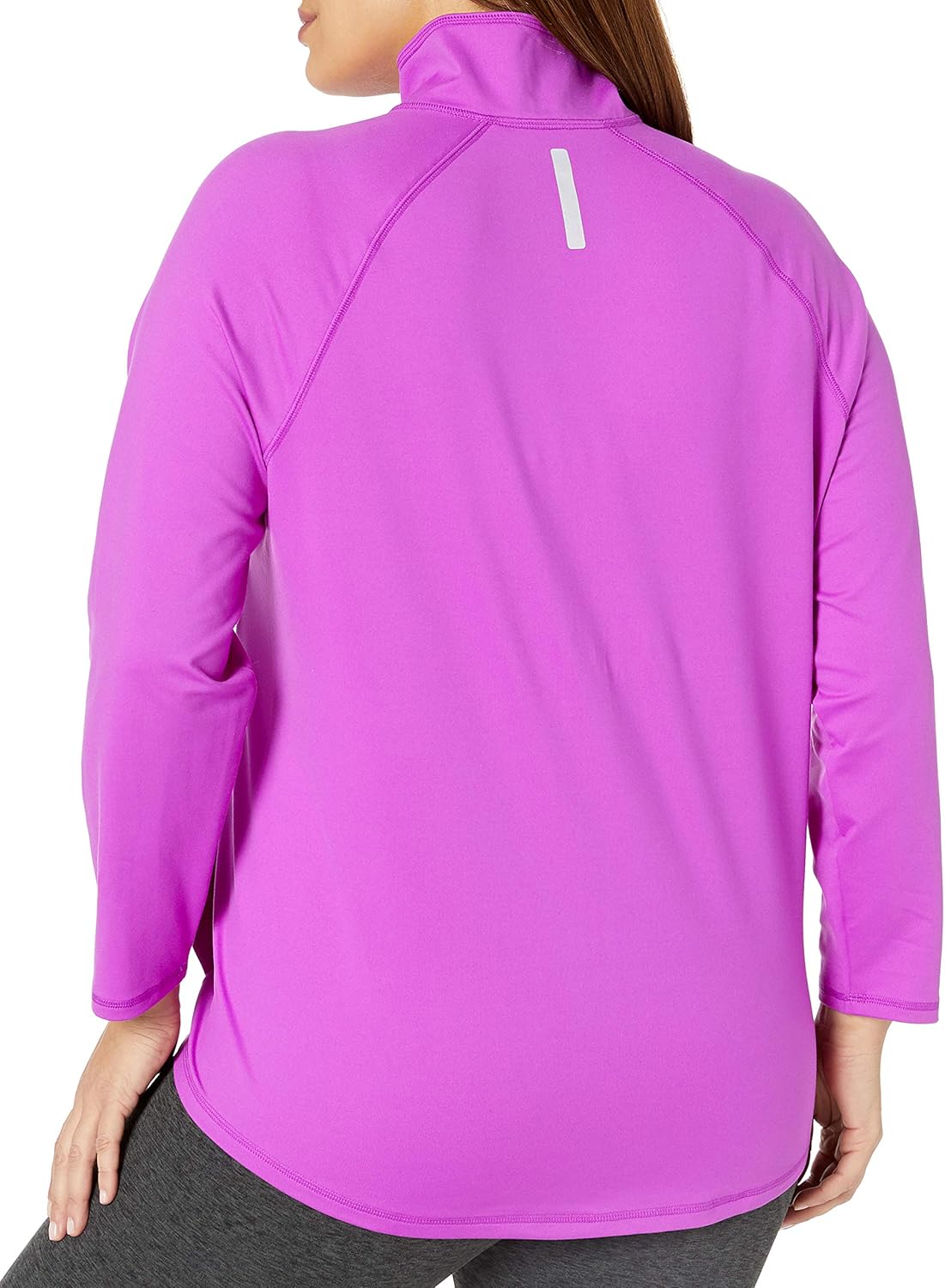 JUST MY SIZE Women's Plus Size Active Full-Zip Mock Neck Jacket at  Women's Coats Shop