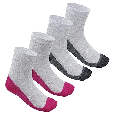 TupTam Mädchen Sport Socken mit Frottee-Sohle 4er Pack