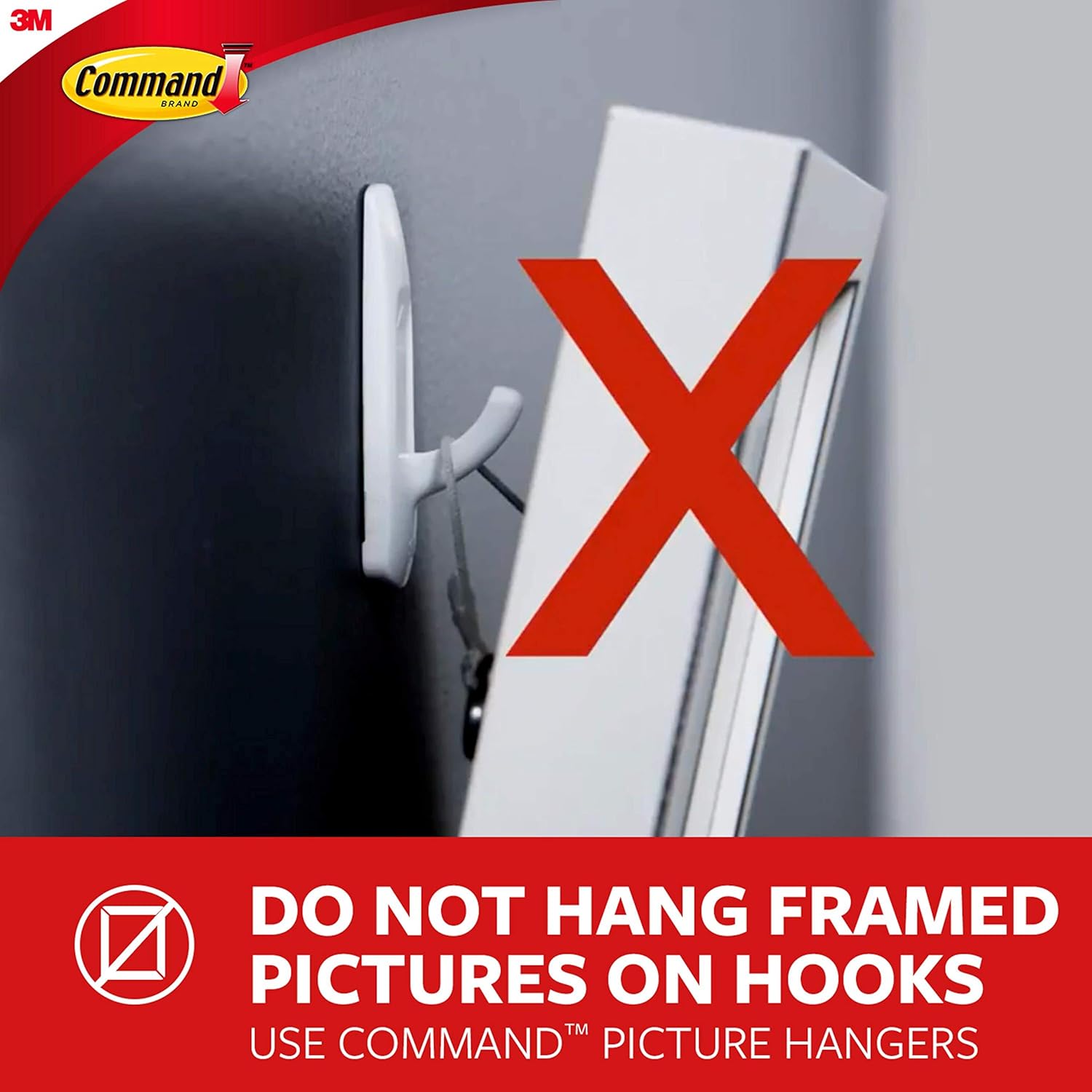 Command Jumbo Utility Hook, White, 1-Hook (17004ES): Home Improvement