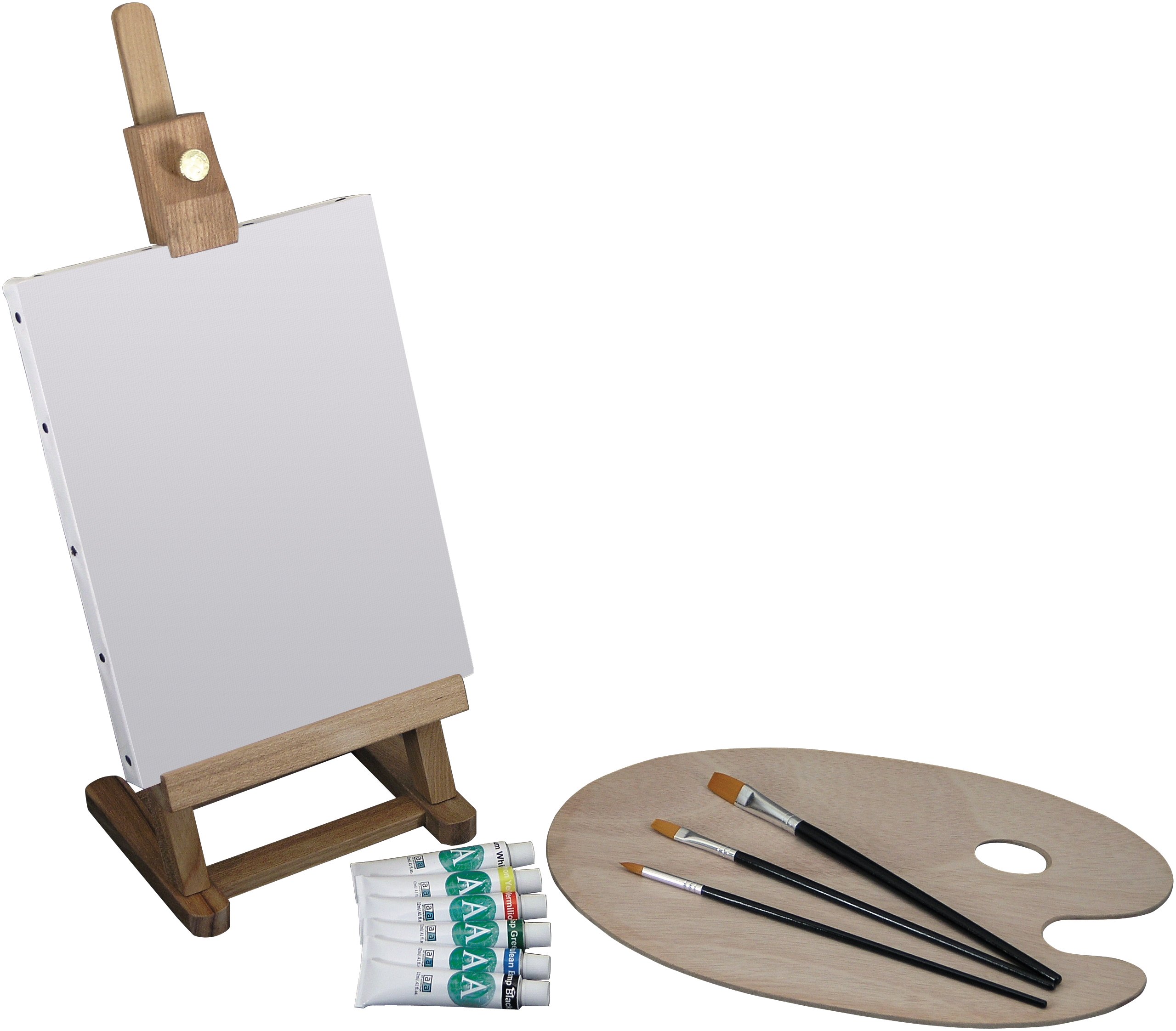 Galleon Art Advantage Mini Easel Acrylic Paint Set
