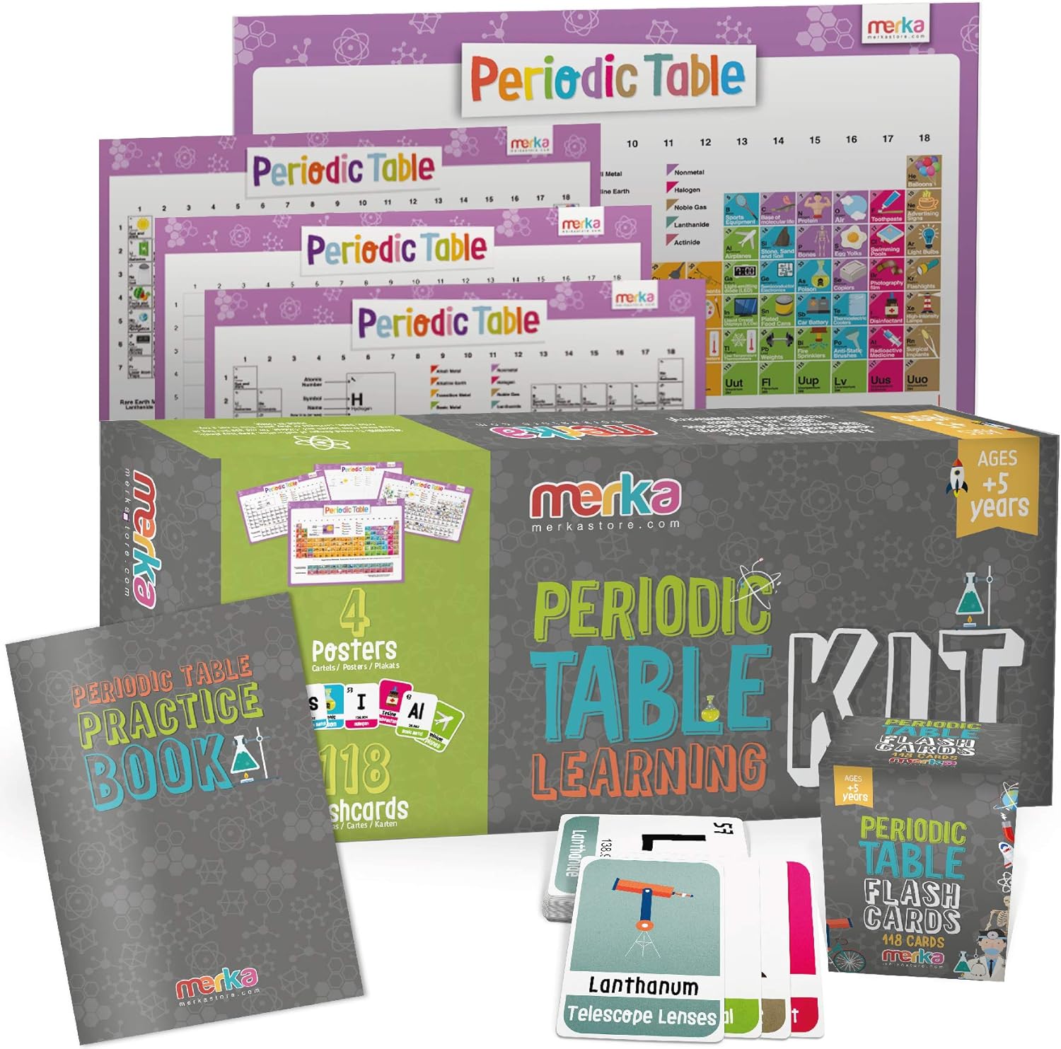 Best Connecting Color Tile Periodic Table Set
