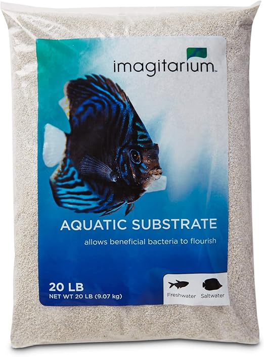 imagitarium black aquarium sand
