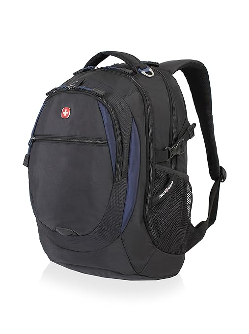 Swiss Gear Polyester Backpack (Black/Navy) Buy Swiss Gear Polyester