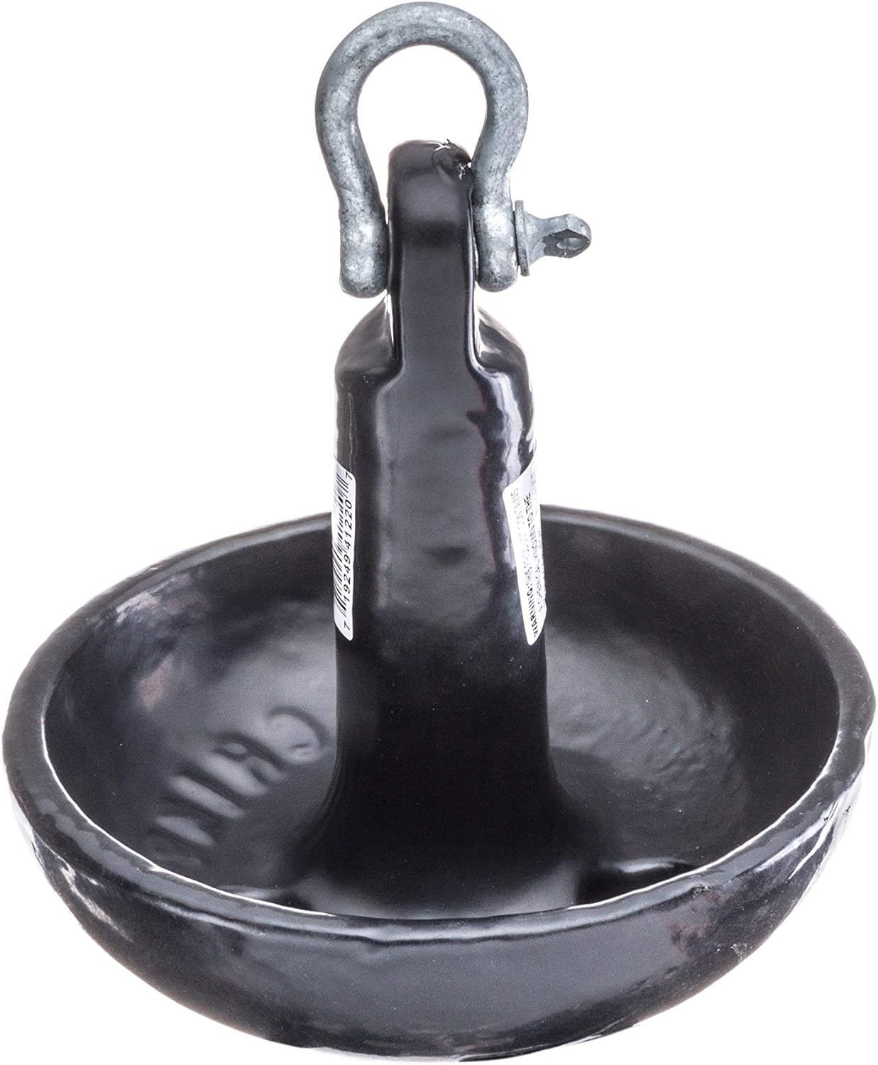 Seachoice Mushroom Anchor – Vinyl-Coated Cast Iron – Black – Multiple Sizes