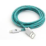 Extra Long High Durability Apple Lightning Charge & Sync Cable - Apple MFi Certified - 2 Meter (Kelp Color)