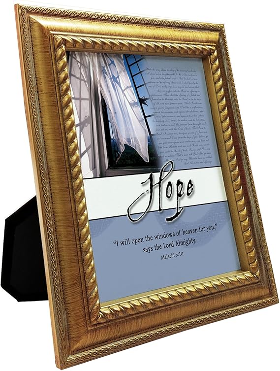 VERSERIES Hope Picture Frame Christian Gift and Art