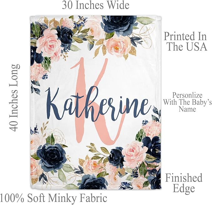 terrytown personalized baby blanket