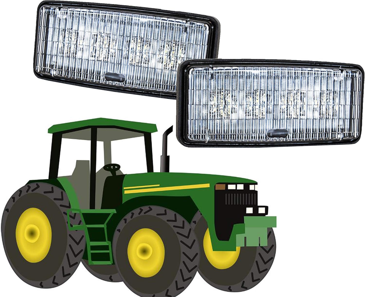 OZUSA 12w Tractor LED cab head light RE306510 7400 7700
