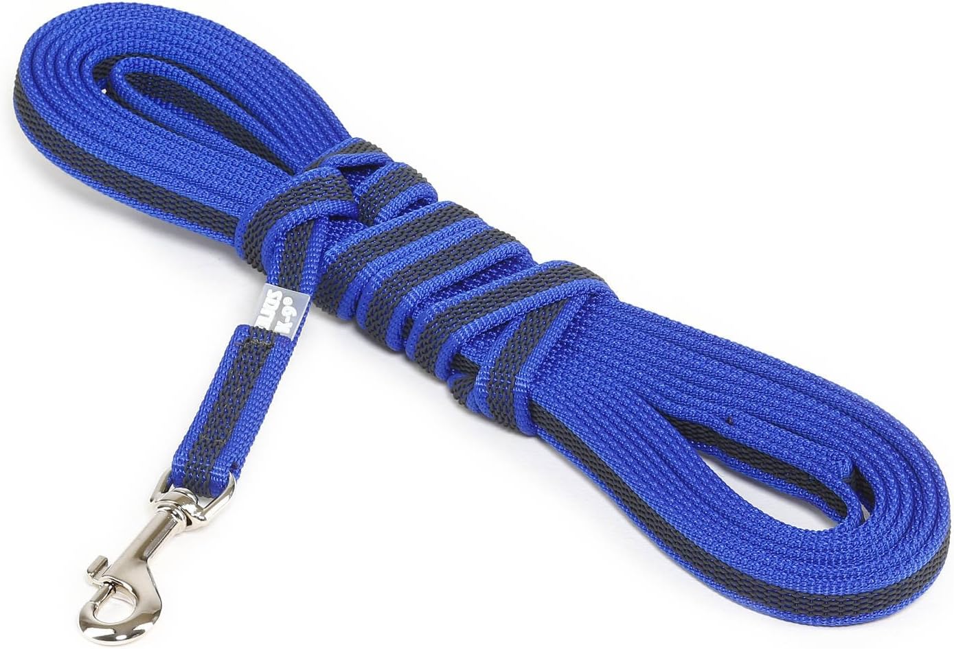 Color & Gray Super-Grip Leash with Handle, 14 mm x 5 m, Blue-Gray