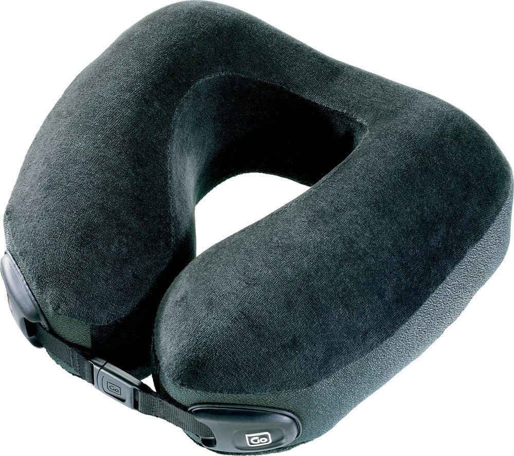 Go Travel Ultimate Memory Foam Neck Pillow with Snug 360° fit Black (Ref 461) Amazon.co.uk