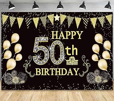 Amazon Co Jp 6 X 3フィート Happy 30th Birthday 背景幕 バナー 30周年記念装飾 30歳の誕生日 ブラックゴールド パーティーデコレーション おもちゃ