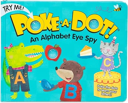 Melissa & Doug Children’s Book – Poke-a-Dot: An Alphabet Eye