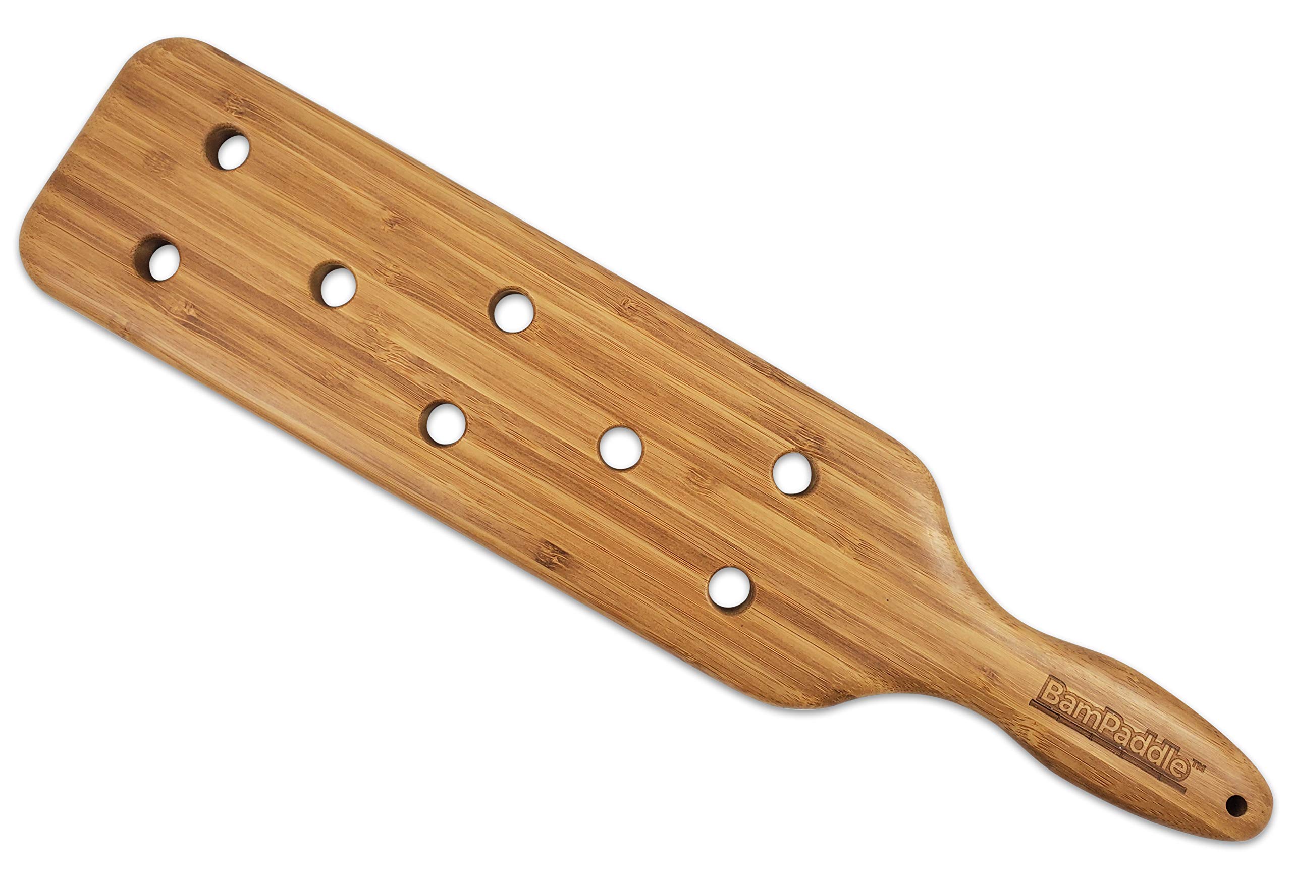 16" Bamboo Spanking Paddle Rug Paddle with Airflow Holes, Ultra
