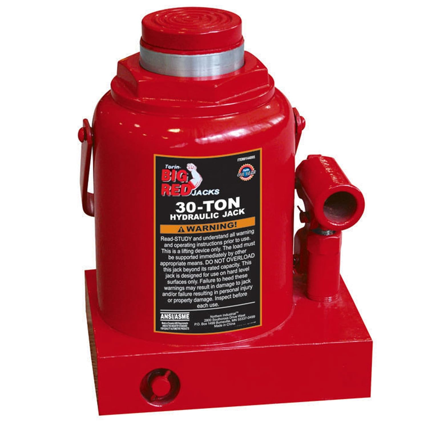 Amazon.com: Torin Big Red Hydraulic Bottle Jack, 30 Ton Capacity: Automotive