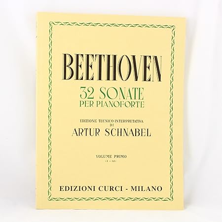Sonate Vol 1 Schnabel Piano Buch Beethoven Ludwig Van Pianoforte Amazon De Musikinstrumente