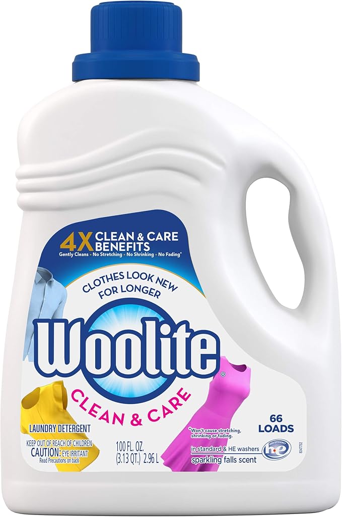 Woolite Everyday, Laundry Detergent, Mega Value Pack, 2.96 L, With