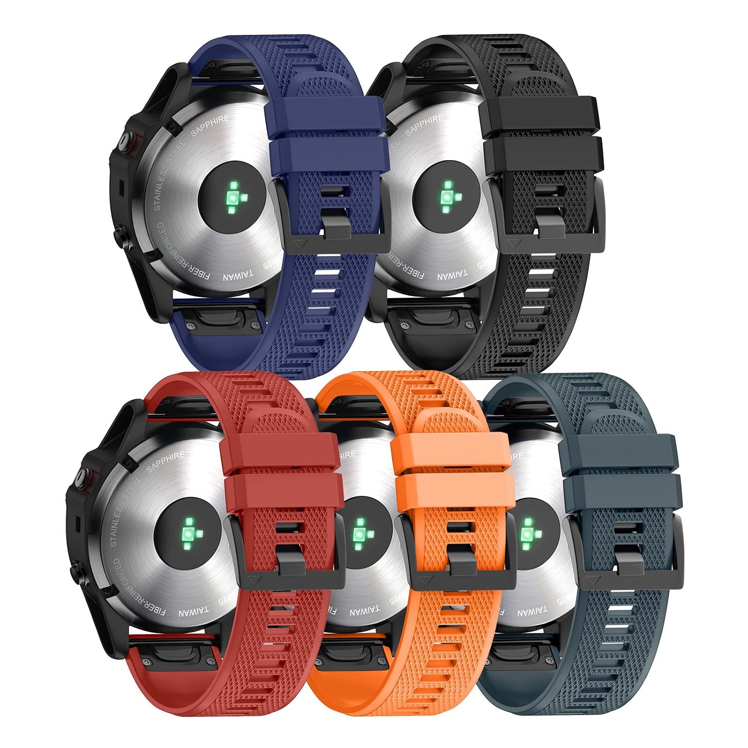 Accessori per smartwatches NotoCity Cinturino Garmin Compatibile con Garmin  Fenix 5 Easy Fit 22mm Cinturino in Silicone per Garmin Instinct/Garmin  Fenix 5/Fenix 5 Plus/Forerunner 935/Approach S60/Quatix 5 urban-earth.co.uk