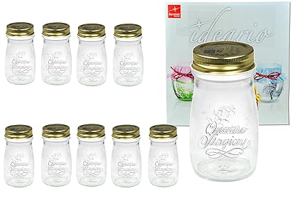 Set de 10 Quattro Stagioni Botella 0,20 l incl. Cuaderno de recetas)