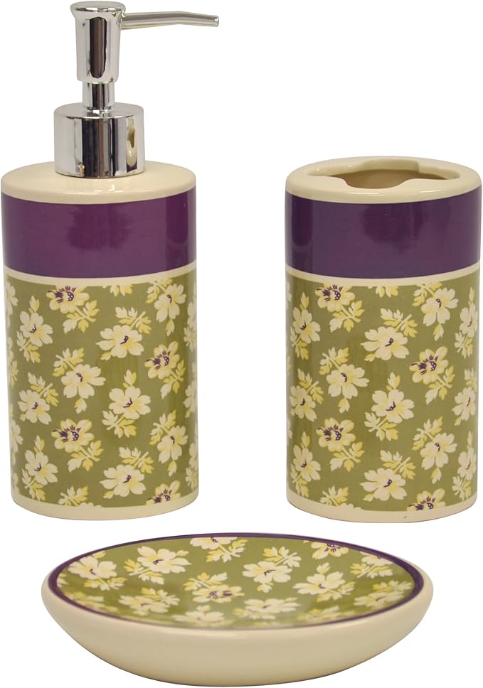 WAVERLY Traditions por Famous Home Fashions Paddock Shawl Juego de baño