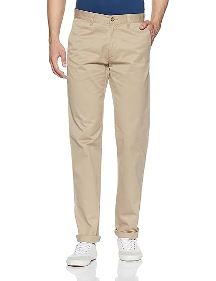 straight fit cotton pants