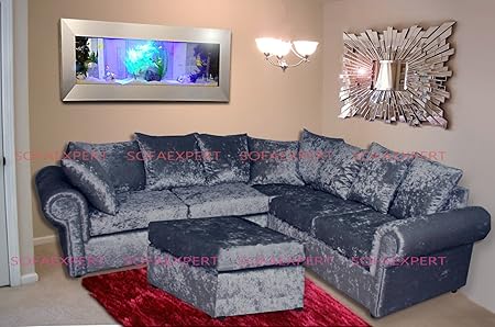B U The Sofa Expert Glp Liverpool Large Corner Sofa Couch Amazon