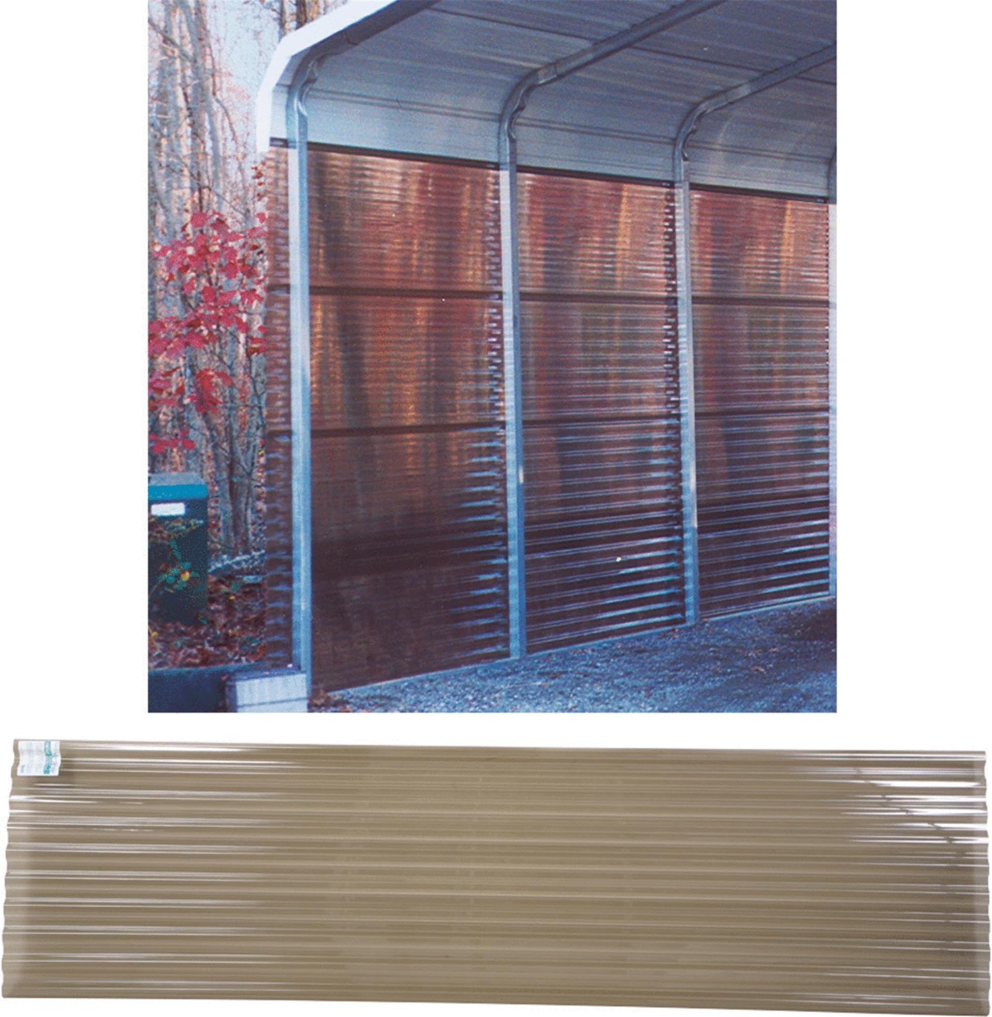 Tallant Industries Inc Polycarbonate 8' Smoke (Pack Of Panels Polycarbonate