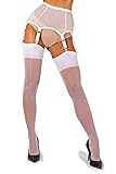 sofsy Sheer Thigh High Stockings for Garter