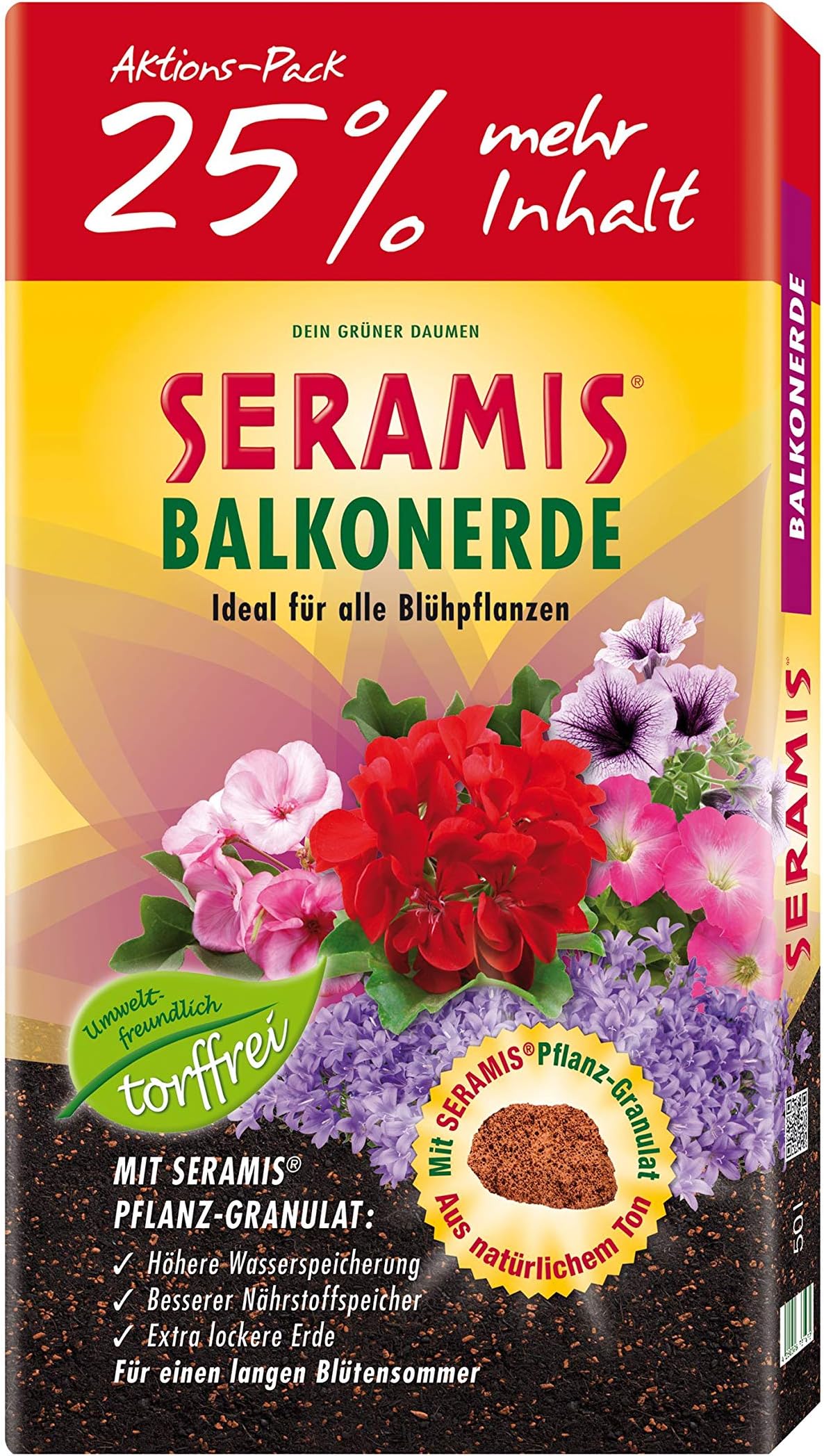 Seramis Balcony Potting Soil 50 Litres