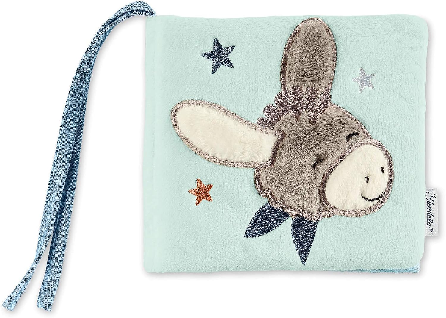 Sterntaler 3502000 Emmi Donkey Playbook, Age: Children from 0 Years, Multicoloured, Standard, 1 Stück (1er Pack)