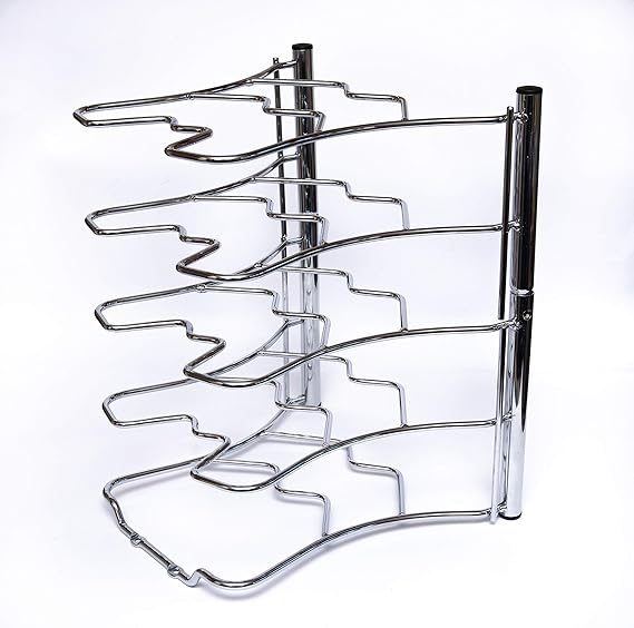 Bratpfannen-Regal mit 5 Etagen, Küchenschrank, Vorratsaufbewahrung