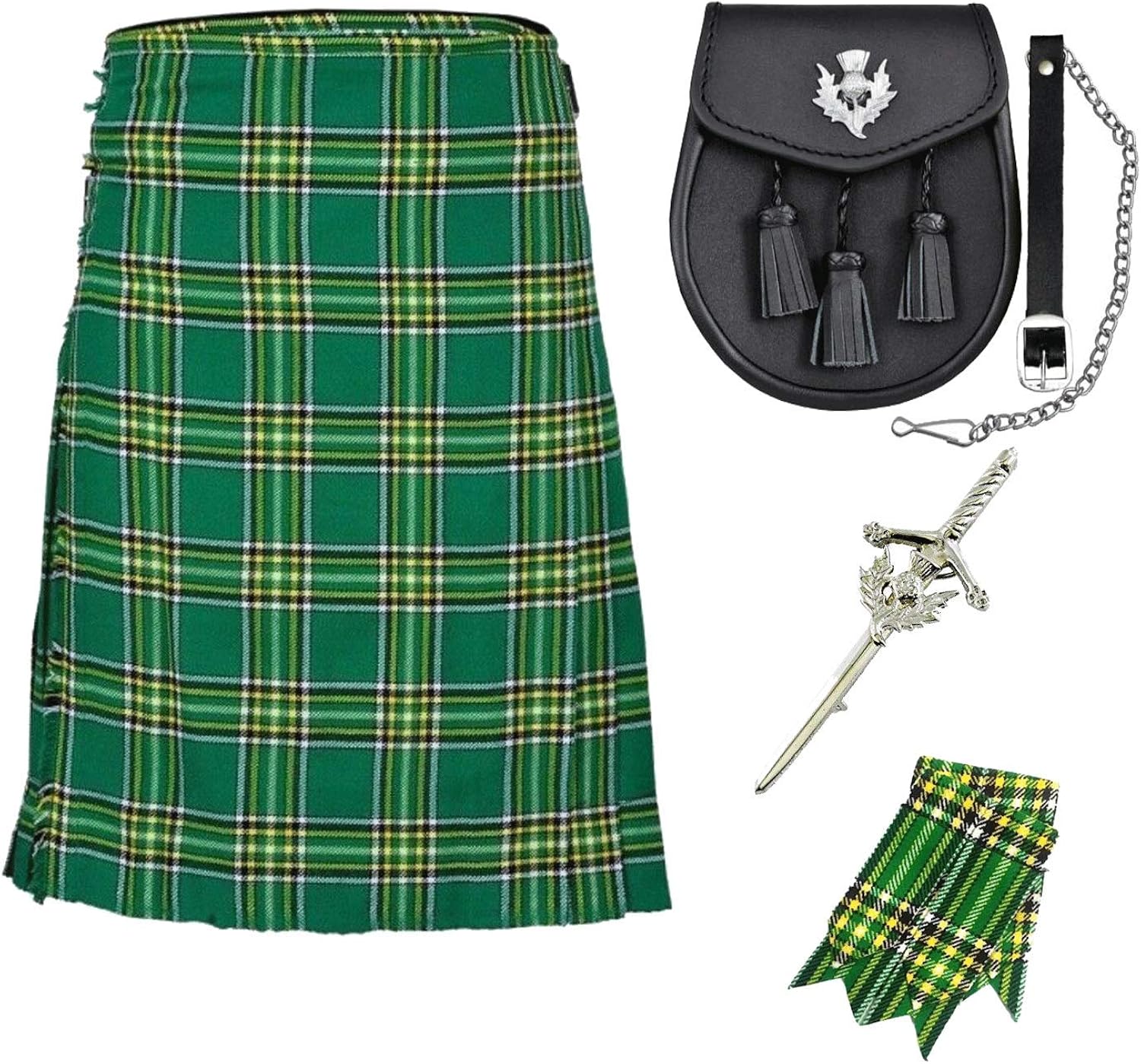 irish tartan kilt