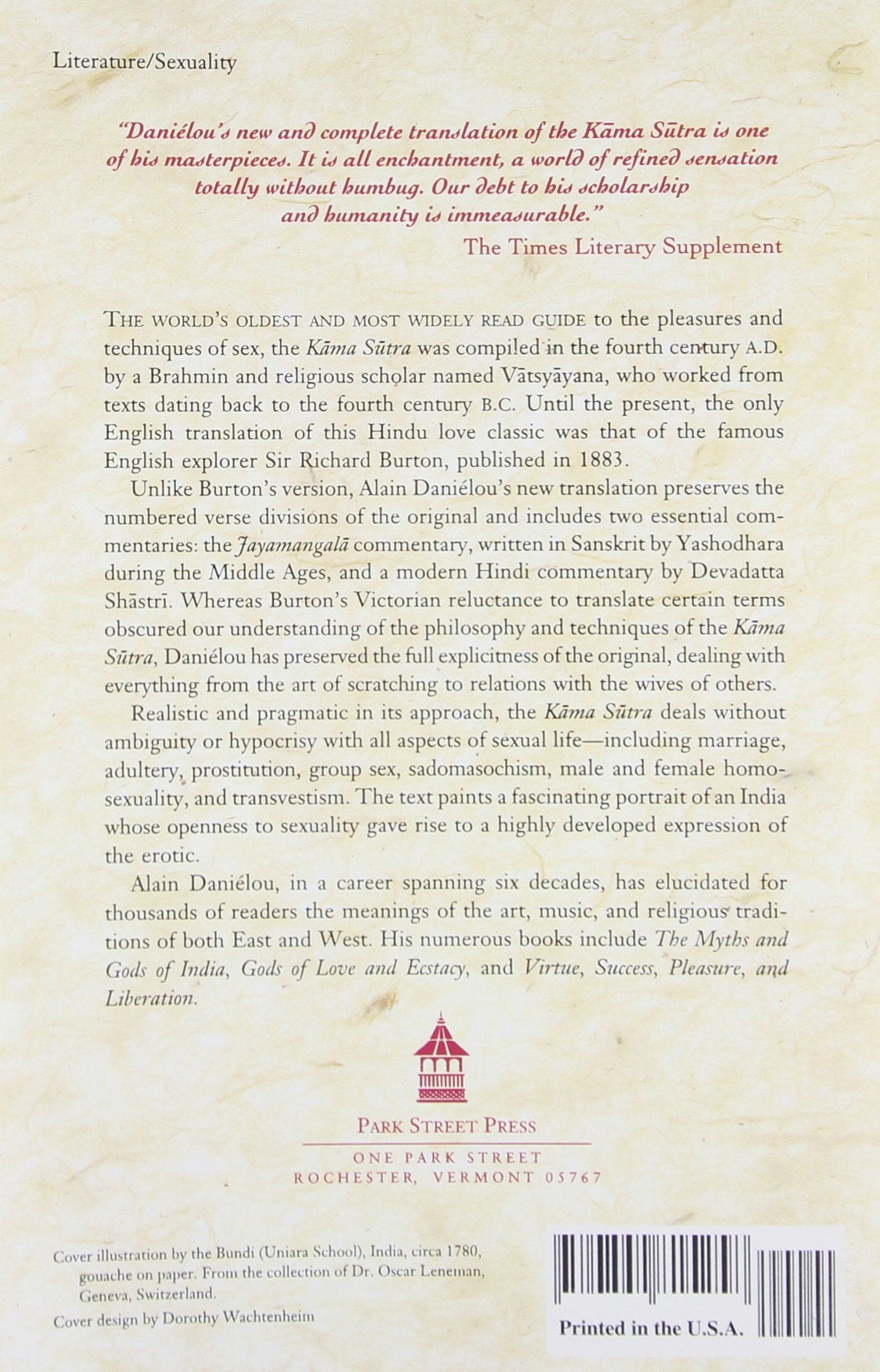 [- The Complete Kama Sutra: The First Unabridged Modern Translation of the Classic Indian Text -]