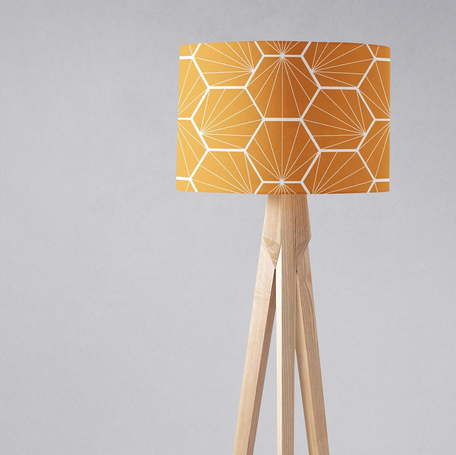 yellow lampshade for table lamp