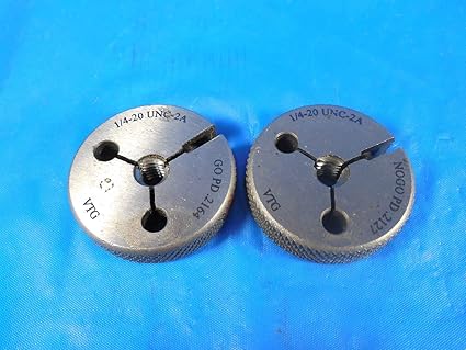 1 4 Unc 2a Vermont Thread Ring Gages 5 Go No Go P D S 2164 2127 1 4 Amazon Com Industrial Scientific