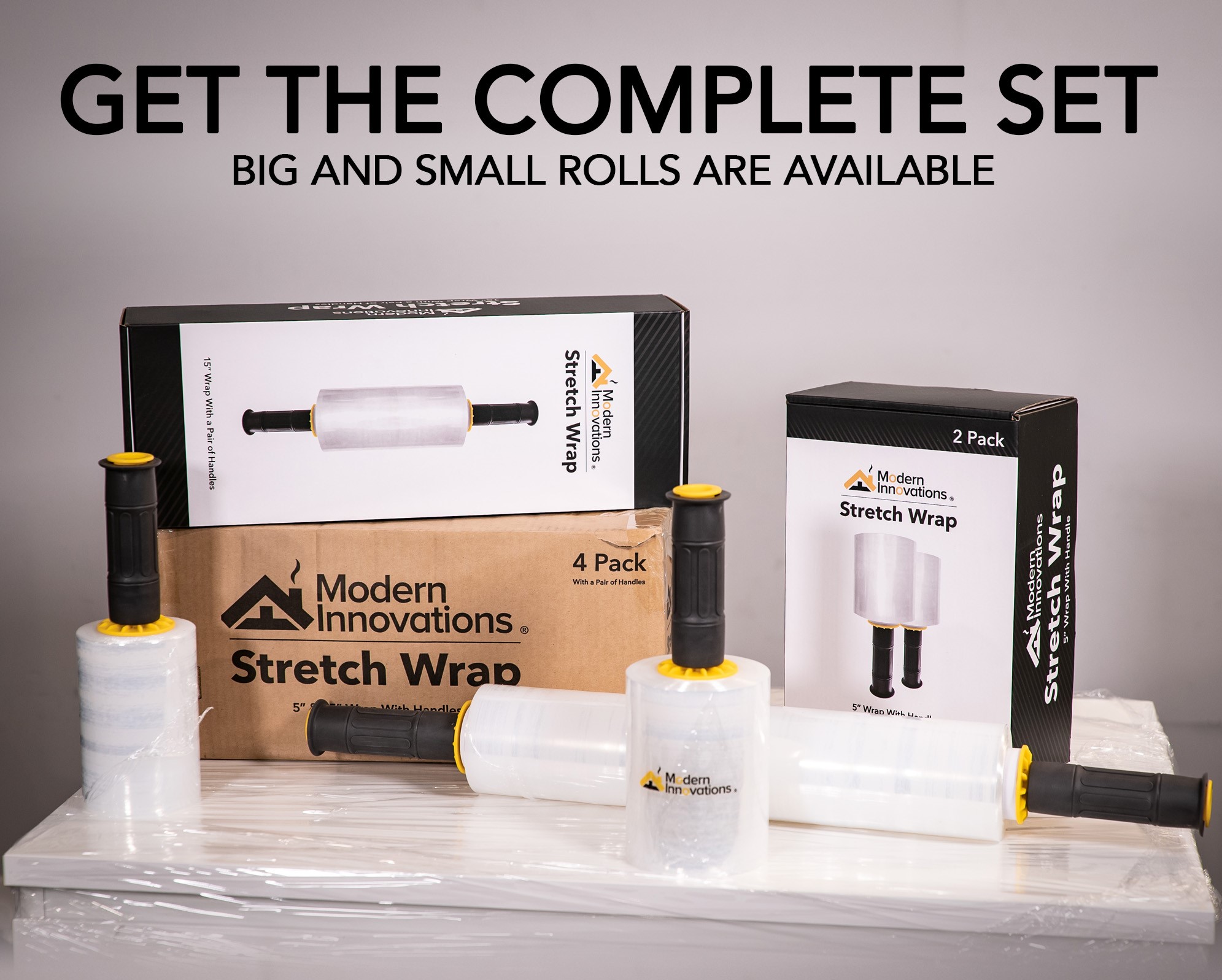 6 Stretch+Films+Handles+Industrial+Plastic