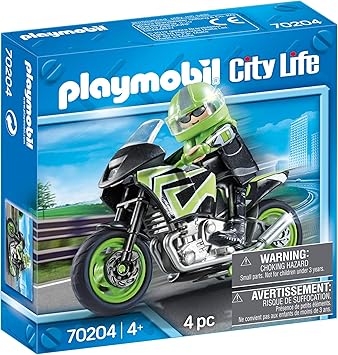 playmobil police motorbike