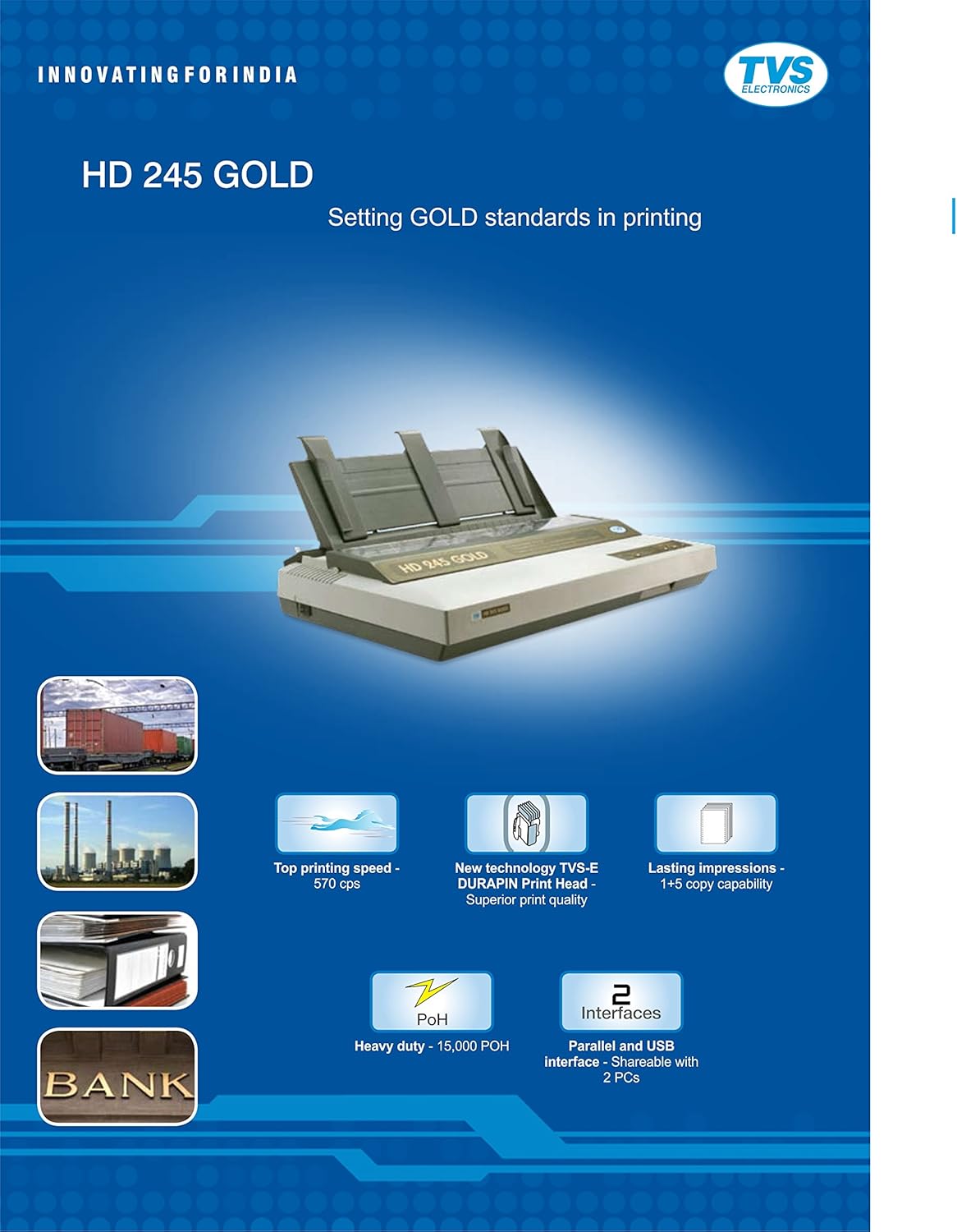 tvs 245 printer