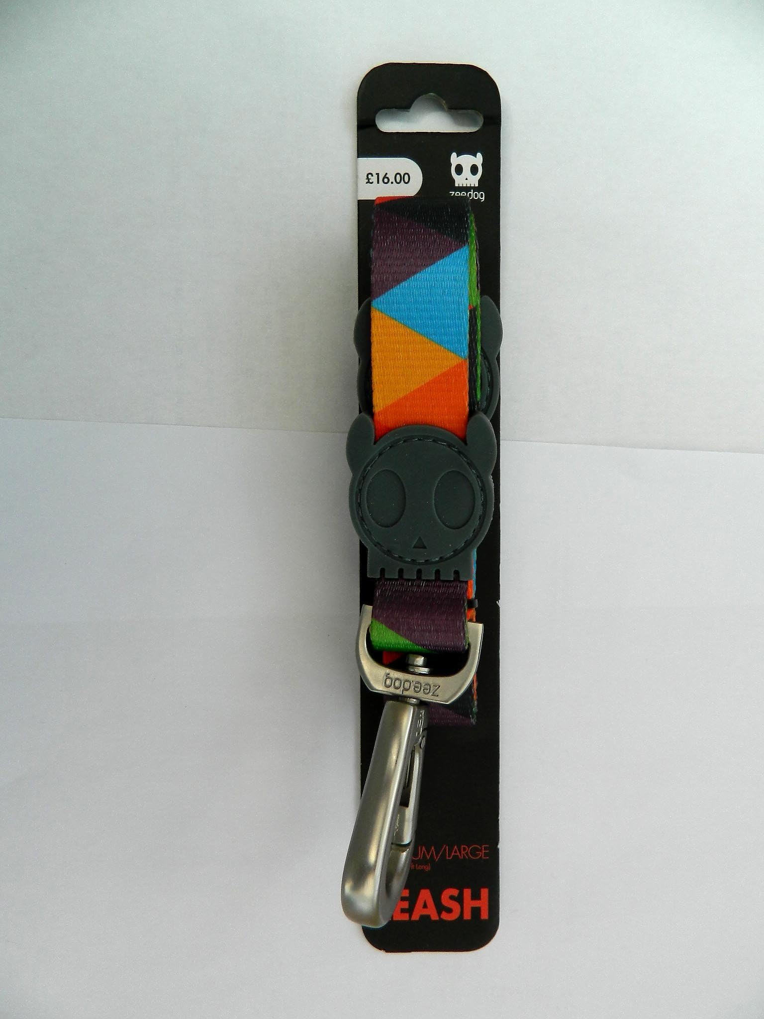 Zee Dog Stardust Multi Colour Dog Lead - Large 2.5x120cm
