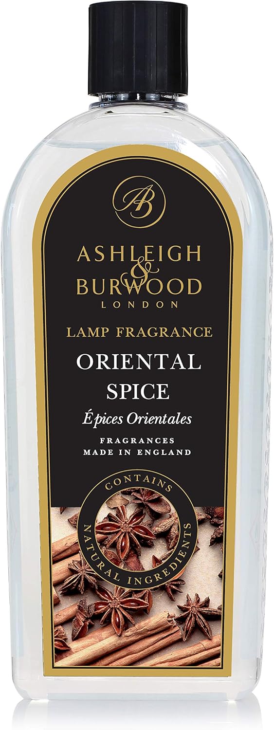 shleigh & Burwood Oriental Spice 1000ml Lamp Fragrance, 1 l (Pack of 1), Clear - Image 3