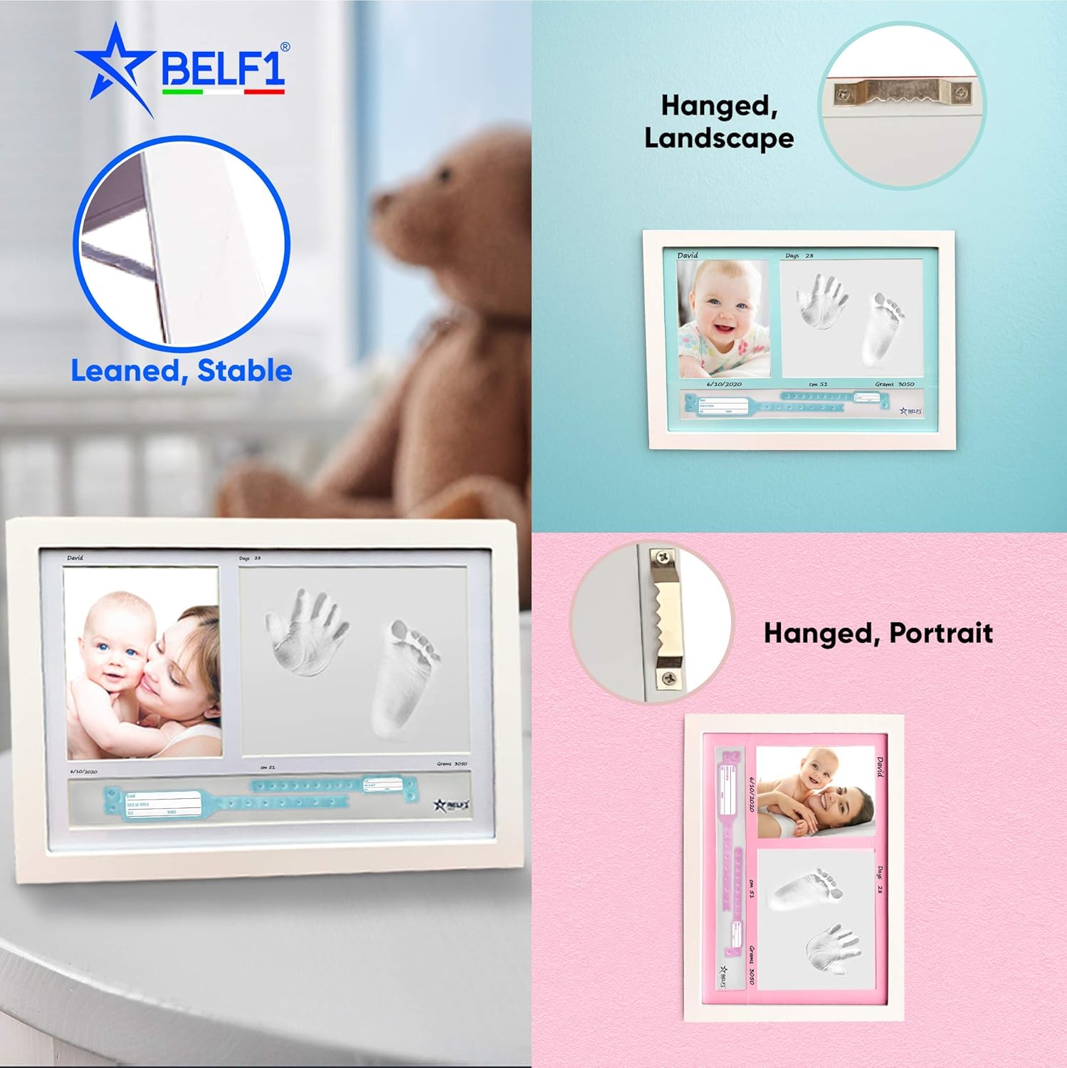 Lalfof Cadre Empreinte Bebe 7 En 1 Avec Autocollants Personnalises Tante Idees Cadeau Nouveau Ne Original Maman Grand Mere Kit Photo Empreinte Mains Et Pieds De Bebe Porte Bracelets Bebe Et Puericulture Cadres Photos Lalfof Cadre Empreinte Bebe 7 En 1 Avec Autocollants Personnalises Tante Idees Cadeau Nouveau Ne Original Maman Grand Mere Kit Photo Empreinte Mains Et Pieds De Bebe Porte Bracelets Bebe Et Puericulture Cadres Photos